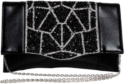

Reedra Party Black Clutch