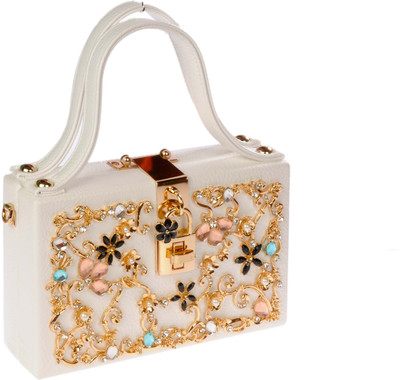 

SlingOn Party White Clutch