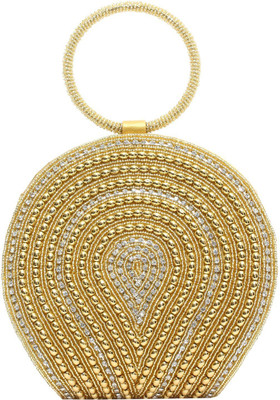

Bagaholics Party Gold Clutch