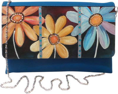 

Bhamini Casual Blue Clutch