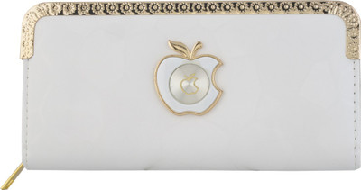 

Badru Casual White Clutch