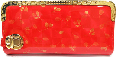 Nemichand Jewels Casual Red Clutch