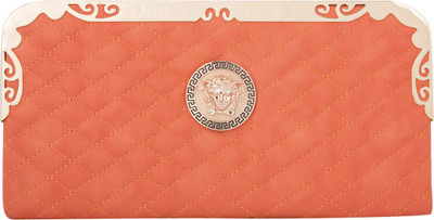 

Polki Casual Orange Clutch