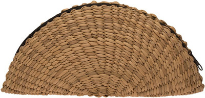 The Indian Handicraft Store Party Brown Clutch