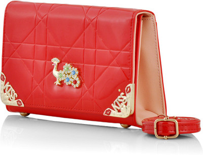 

Eyeslanguage Party Red Clutch