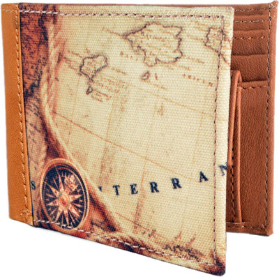 

The Backbencher Men Brown Canvas Wallet(3 Card Slots)