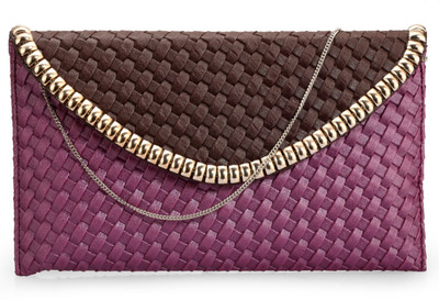 

Frosty Fashion Casual Purple, Brown Clutch, Brown;purple