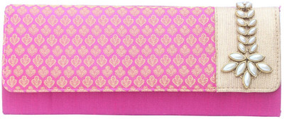 

Craftbazaar Party Pink Clutch