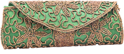 Kleio Party Green Clutch