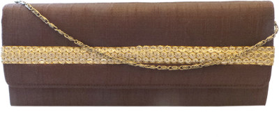 

Bhamini Party Brown Clutch
