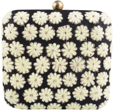 

The Purple Sack Party Black, White Clutch