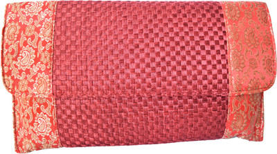 

Mahadev Exports Casual Red Clutch
