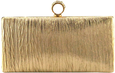 

Anmita Party Gold Clutch
