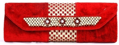 

Abqa Casual Red Clutch