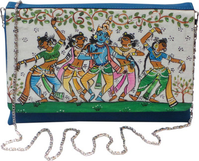 Bhamini Casual Blue Clutch