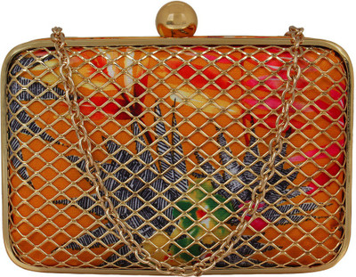 

PamperVille Party Orange Clutch