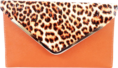 

MAASHA Casual Orange Clutch