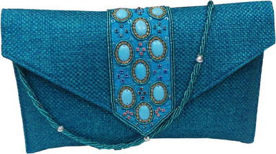 

Bhamini Party Blue Clutch