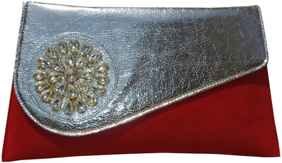 

Spice Art Formal Maroon Clutch