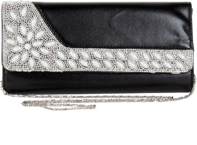 Reedra Party Black Clutch