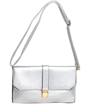 Reedra Casual Silver Clutch