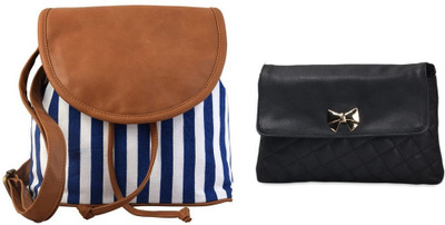 

Kleio Casual Black Clutch