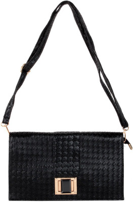 

Reedra Casual Black Clutch
