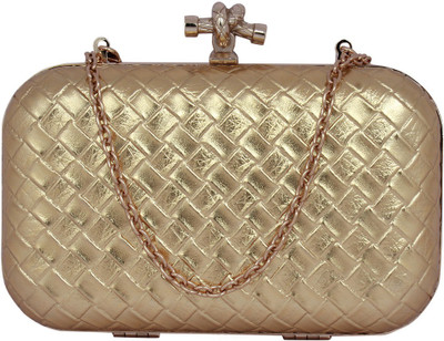

Madame Exclusive Party Gold Clutch