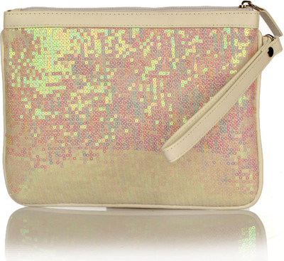 

Berrypeckers Casual White Clutch
