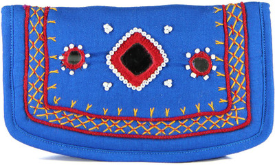 

Womens Cottage Casual Blue Clutch