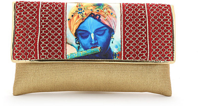 

Elligator Party Gold Clutch