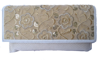 

Mahadev Exports Casual White Clutch