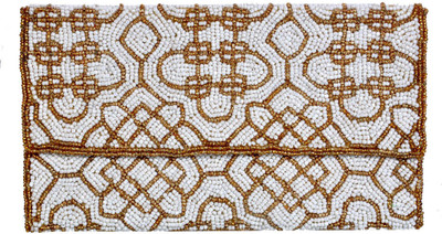 

Diwaah Party White Clutch