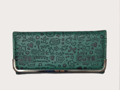 

MSELACTOS Casual, Party Green Clutch