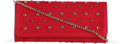 

Zaera Party Red Clutch