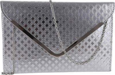 

Jewel Fuel Casual Silver Clutch