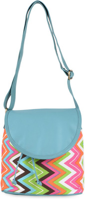 

Kleio Women Blue, Pink PU Sling Bag