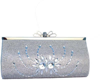 

Lion Heart Party Silver Clutch