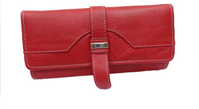 

Berries Casual Red Clutch