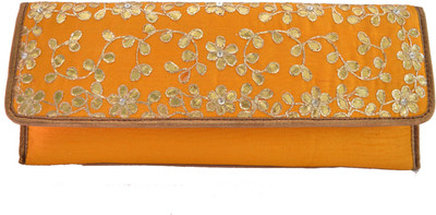 

Mahadev Exports Casual Yellow Clutch