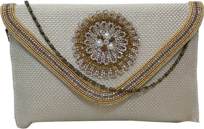 

Bhamini Party Gold Clutch