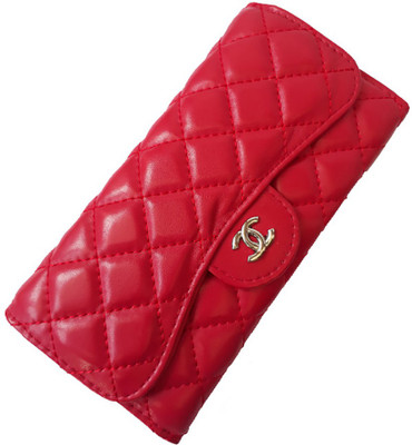 

Zaira Diamond Casual Red Clutch