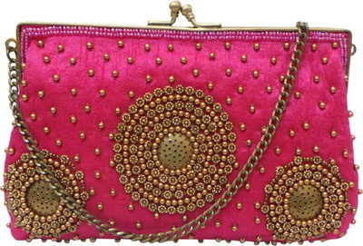 

Bhamini Party Pink Clutch