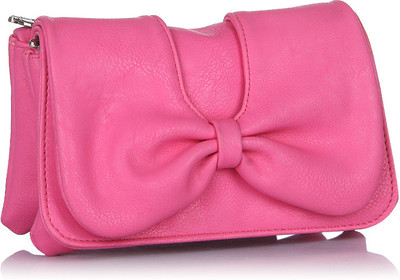 Butterflies Casual Pink Clutch Butterflies Casual Pink Clutch