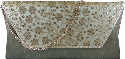 

Bhamini Party Gold Clutch