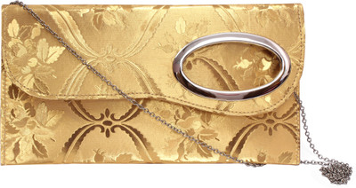 Jars Collections Party Gold Clutch