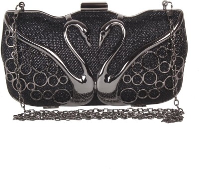 

Reedra Party Black Clutch