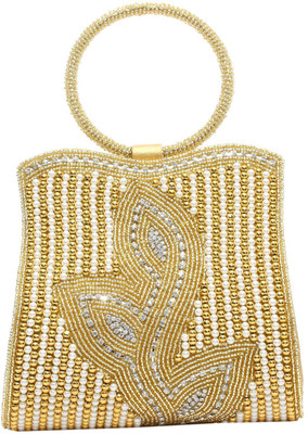 

Bagaholics Party Gold Clutch