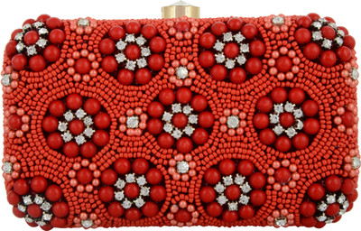 

Tooba Handicraft Party Multicolor Clutch