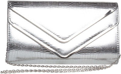 

Reedra Party Silver Clutch